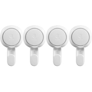 SJQKA Suction cup clothesline, 4 removable plastic hooks, no drilling required, 5kg capacity, suitable for kitchen and bathroom. SJQKA Suction cup clothesline, 4 removable plastic hooks, no drilling required, 5kg capacity, suitable for kitchen and bathroom.