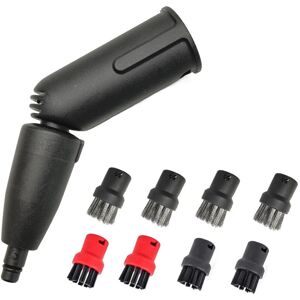 COOCHEER Turbine Nozzle Kit, 1 Steam Turbine Brush, 8 Assorted Brushes, Steam Cleaner Accessories, Suitable for Karcher COOCHEER Turbine Nozzle Kit, 1 Steam Turbine Brush, 8 Assorted Brushes, Steam Cleaner Accessories, Suitable for Karcher
