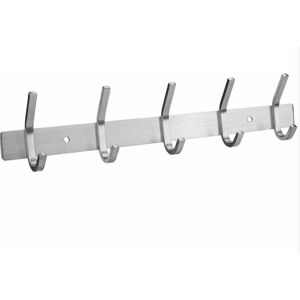 Linghhang - Wall Hook Coat Rack Stainless Steel with 5 Hooks for Bedrooms, Bathrooms, Kitchens Linghhang - Wall Hook Coat Rack Stainless Steel with 5 Hooks for Bedrooms, Bathrooms, Kitchens