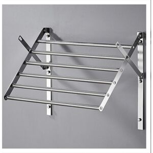 AIPERQ Wall mounted coat rack, coat hanger, expandable wall mounted coat rack, foldable to save space, made of stainless steel, can be placed in the living AIPERQ Wall mounted coat rack, coat hanger, expandable wall mounted coat rack, foldable to save space, made of stainless steel, can be placed in the living