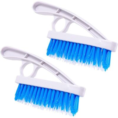 Linghhang - 2 Pack Grout Brushes - Stiff Nylon Bristle Tub Shower Scrubber Brush - For Floor & Tile Grout Linghhang - 2 Pack Grout Brushes - Stiff Nylon Bristle Tub Shower Scrubber Brush - For Floor & Tile Grout