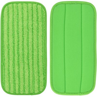 TEHTUY 2-piece replacement cleaning cloth mop pad for Swiffer Wetjet wet/dry floor mops, sticky pads, accessories, green TEHTUY 2-piece replacement cleaning cloth mop pad for Swiffer Wetjet wet/dry floor mops, sticky pads, accessories, green