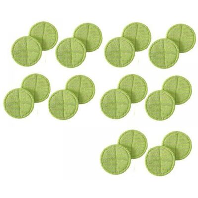 Cyslmuk - 20 pieces for Yunjing bobot electric mop mop paste fiber cleaning cloth 16cm round thickened cloth pad accessories Cyslmuk - 20 pieces for Yunjing bobot electric mop mop paste fiber cleaning cloth 16cm round thickened cloth pad accessories