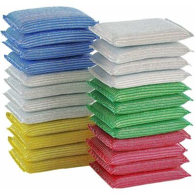 SNQ 20pcs Anti-Scratch Cleaning Sponges, Classic Magic Sponges, Scouring Sponges, Washable Microfiber Sponge Set for Bathroom, Stain Removal on Patios, SNQ 20pcs Anti-Scratch Cleaning Sponges, Classic Magic Sponges, Scouring Sponges, Washable Microfiber Sponge Set for Bathroom, Stain Removal on Patios,