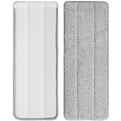 Linghhang - 2pcs Mop Head Replacement Cloth Adhesive Mop Cloth Household Wood Floor Ceramic Tile Floor Lazy Mop Linghhang - 2pcs Mop Head Replacement Cloth Adhesive Mop Cloth Household Wood Floor Ceramic Tile Floor Lazy Mop