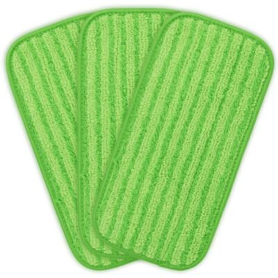 MCBOSON 3 adaptable pieces Swiffer WetJet flat sticky snap mog set 12 inch mog reusable floor cleaning cloth MCBOSON 3 adaptable pieces Swiffer WetJet flat sticky snap mog set 12 inch mog reusable floor cleaning cloth