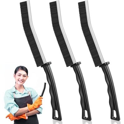 SNQ 3-Piece Gutter Cleaning Brush Set, Bathroom Cleaning Brush, Tile Grout Brush, Stiff Bristle Cleaning Brush for Window Grooves, Bathroom, Toilet, SNQ 3-Piece Gutter Cleaning Brush Set, Bathroom Cleaning Brush, Tile Grout Brush, Stiff Bristle Cleaning Brush for Window Grooves, Bathroom, Toilet,