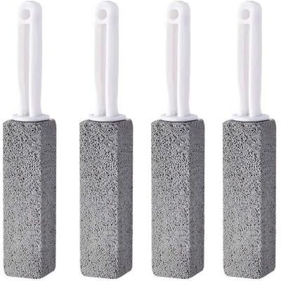 Ymyny - 4-Pack Pumice Stone Cleaning Brush, Pumice Stone Toilet Cleaning Brush with Handle Ymyny - 4-Pack Pumice Stone Cleaning Brush, Pumice Stone Toilet Cleaning Brush with Handle