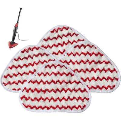 CYSLMUK 4 Pack - Steam Cleaning Cloths for Vileda Steam Plus - Refill - Microfiber Mop Replacement Pads CYSLMUK 4 Pack - Steam Cleaning Cloths for Vileda Steam Plus - Refill - Microfiber Mop Replacement Pads