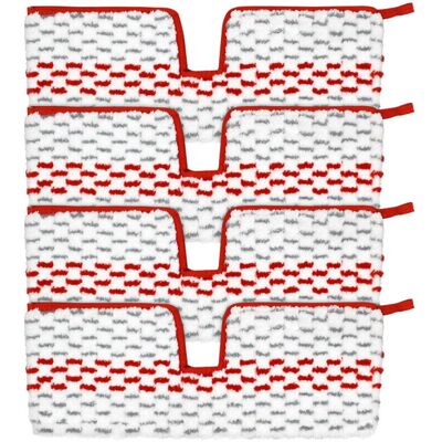 TEHTUY 4-Piece Spray Mop Refill Kit, Reusable for Vileda/o-cedar Mop Refills, Compatible with Replacement Mop Pads - Thick Microfiber - for Floor Cleaning TEHTUY 4-Piece Spray Mop Refill Kit, Reusable for Vileda/o-cedar Mop Refills, Compatible with Replacement Mop Pads - Thick Microfiber - for Floor Cleaning