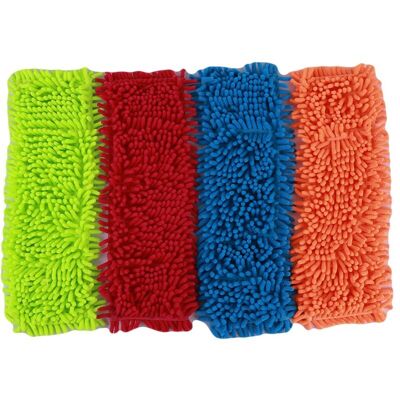 Memkey - 4Pcs Cloth Mop Head Replace Cloth Cleaning Cloth Mop To Replace Cloth Household Cleaning Tool Accessories, about 40x12cm Memkey - 4Pcs Cloth Mop Head Replace Cloth Cleaning Cloth Mop To Replace Cloth Household Cleaning Tool Accessories, about 40x12cm