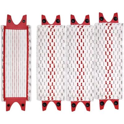 Csparkv - 4pcs Compatible with Vileda UltraMax/UltraMaT Replacement Handle Flat Mop Head Mop Cloth Accessories Csparkv - 4pcs Compatible with Vileda UltraMax/UltraMaT Replacement Handle Flat Mop Head Mop Cloth Accessories