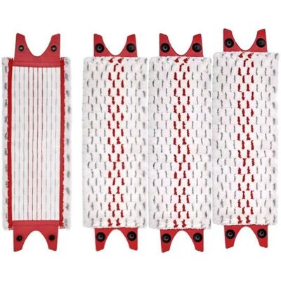 TORMATOR 4pcs Compatible with Vileda UltraMax/UltraMaT Replacement Handle Flat Mop Head Mop Cloth Accessories TORMATOR 4pcs Compatible with Vileda UltraMax/UltraMaT Replacement Handle Flat Mop Head Mop Cloth Accessories