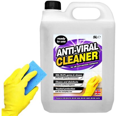 STORM TRADING GROUP 1 x 5L Antiviral Disinfectant Surface Cleaner Ready To Use STORM TRADING GROUP 1 x 5L Antiviral Disinfectant Surface Cleaner Ready To Use