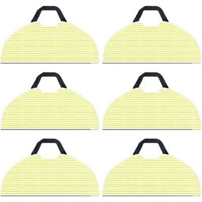 Ymyny - 6-Pack Replacement Cleaning Cloths for Shark RV2610WA AV2610WA ai Ultra 2-in-1 Robot Vacuum Cleaner, Microfiber Cloths for Shark ai Ultra Ymyny - 6-Pack Replacement Cleaning Cloths for Shark RV2610WA AV2610WA ai Ultra 2-in-1 Robot Vacuum Cleaner, Microfiber Cloths for Shark ai Ultra