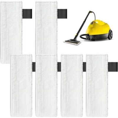 MCBOSON 6PCS Microfiber Bonnets for Kärcher, Replacement Wipe for Karcher Steam Cleaner, Microfiber Cloths for Karcher SC2 SC3 SC4 SC5, Kärcher Bonnets for MCBOSON 6PCS Microfiber Bonnets for Kärcher, Replacement Wipe for Karcher Steam Cleaner, Microfiber Cloths for Karcher SC2 SC3 SC4 SC5, Kärcher Bonnets for