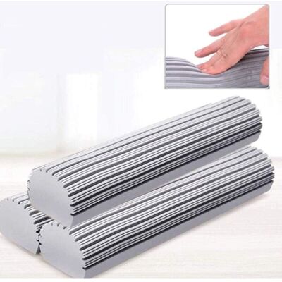 WOIYIC Absorbent Sponge Mop Head Refills, Mop Head, Mop Pads - Pack of 3 Replacement Sponge Mop Pads, Gray WOIYIC Absorbent Sponge Mop Head Refills, Mop Head, Mop Pads - Pack of 3 Replacement Sponge Mop Pads, Gray