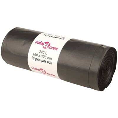 Bin Bags 150 pcs Black 240 l Vidaxl Bin Bags 150 pcs Black 240 l Vidaxl