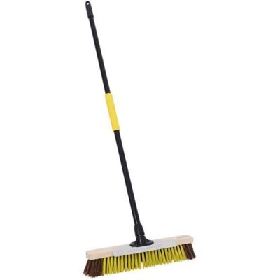 Bulldozer Stiff Dual Fill Wooden Broom with Metal Handle 457mm 18in BDZCOP42BAY Bulldozer Stiff Dual Fill Wooden Broom with Metal Handle 457mm 18in BDZCOP42BAY