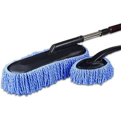 GROOFOO Car Wash Brush Extendable Long Handle Microfiber Car Washing Mop Multifunctional Dusting Cleaning Tool GROOFOO Car Wash Brush Extendable Long Handle Microfiber Car Washing Mop Multifunctional Dusting Cleaning Tool