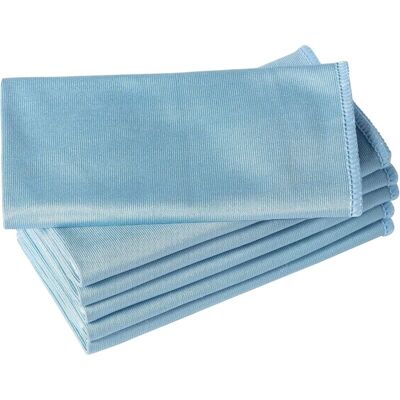 CCYKXA Set of 6 Microfiber Glass Cleaning Cloths, 40 x 40 cm, Lint-Free for Quickly Cleaning Windows, Glasses, Windshields, Mirrors and Stainless CCYKXA Set of 6 Microfiber Glass Cleaning Cloths, 40 x 40 cm, Lint-Free for Quickly Cleaning Windows, Glasses, Windshields, Mirrors and Stainless