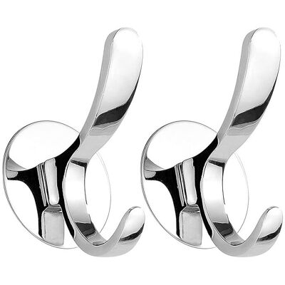 Linghhang - Coat Hook Wall Hook Towel Hook Polished Stainless Steel Coat Bathrobe Kitchen Tea Towel Installation without Damaging the Wall Linghhang - Coat Hook Wall Hook Towel Hook Polished Stainless Steel Coat Bathrobe Kitchen Tea Towel Installation without Damaging the Wall
