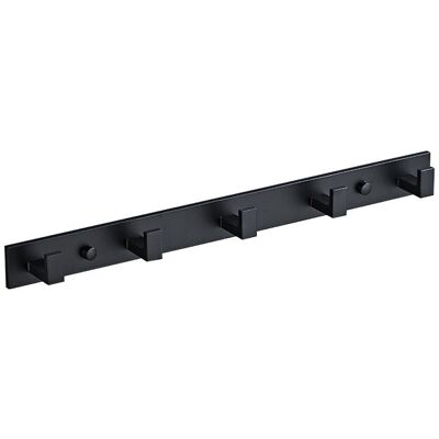 Ikodm - Coat Hooks, Bar with 4/5/6 Stainless Steel Hooks, Coat Hooks, Wall Mounted Coat Rack, Multi-Purpose Hooks for Bathrooms, Kitchens, Hallways Ikodm - Coat Hooks, Bar with 4/5/6 Stainless Steel Hooks, Coat Hooks, Wall Mounted Coat Rack, Multi-Purpose Hooks for Bathrooms, Kitchens, Hallways