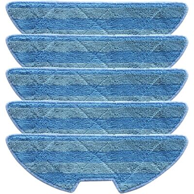 Csparkv - 5PCS Mop Cloth Compatible with EZIclean One Robot Vacuum Cleaner Aqua Robot Vacuum Cleaner Microfiber Mop Cloth Replacement Csparkv - 5PCS Mop Cloth Compatible with EZIclean One Robot Vacuum Cleaner Aqua Robot Vacuum Cleaner Microfiber Mop Cloth Replacement