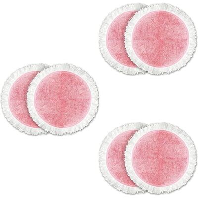 Csparkv - 6Pcs Replacement Series Steam Mop Cloths Electric Mop Cleaning Pads for 8 and 9 Series, Floor Mop Replacement Parts Diameter: 21.5 Csparkv - 6Pcs Replacement Series Steam Mop Cloths Electric Mop Cleaning Pads for 8 and 9 Series, Floor Mop Replacement Parts Diameter: 21.5