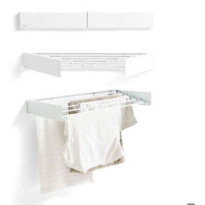 Foldable wall-mounted expandable retractable drying rack Dryva 80 InnovaGoods CLOTHES LINE - TANCARVILLE - DRYING RACK - DRYING BAG Foldable wall-mounted expandable retractable drying rack Dryva 80 InnovaGoods CLOTHES LINE - TANCARVILLE - DRYING RACK - DRYING BAG
