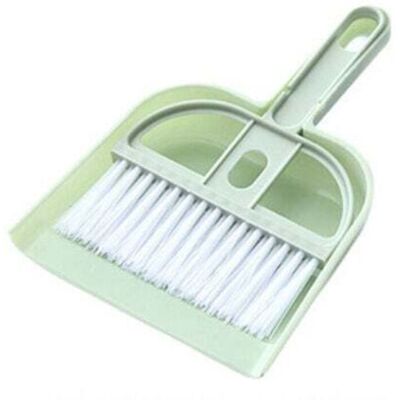 MCBOSON (Green) Small broom and dustpan for the house Mini dustpans with brush set MCBOSON (Green) Small broom and dustpan for the house Mini dustpans with brush set