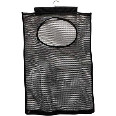 TORMATOR Hanging laundry basket, foldable, hanging storage basket, breathable mesh laundry basket, dirty laundry hamper (black) TORMATOR Hanging laundry basket, foldable, hanging storage basket, breathable mesh laundry basket, dirty laundry hamper (black)