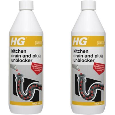 HG Kitchen Drain Unblocker 1L - Biodegradable Enzyme Formula HG Kitchen Drain Unblocker 1L - Biodegradable Enzyme Formula
