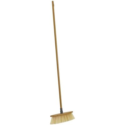 JVL Bamboo Indoor Sweeping Brush Broom, Natural JVL Bamboo Indoor Sweeping Brush Broom, Natural