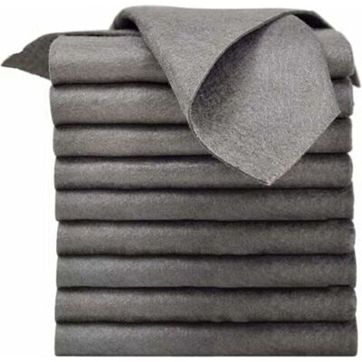 TORMATOR Magic Window Cleaning Cloths, 10 Pieces, Thickened Magic Cleaning Cloths with Strong Water Absorption, Tools for Car, Home, Kitchen, and Bathroom TORMATOR Magic Window Cleaning Cloths, 10 Pieces, Thickened Magic Cleaning Cloths with Strong Water Absorption, Tools for Car, Home, Kitchen, and Bathroom