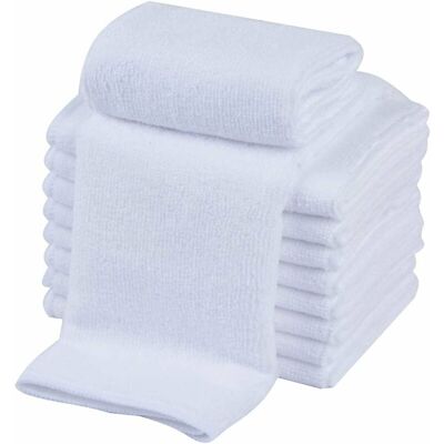 Briday - Microfiber Dish Cloths Ultra Absorbent Dish Cloths for Washing Dishes Quick Dry Cleaning Cloth White 10-Pack 12InchX12Inch Briday - Microfiber Dish Cloths Ultra Absorbent Dish Cloths for Washing Dishes Quick Dry Cleaning Cloth White 10-Pack 12InchX12Inch