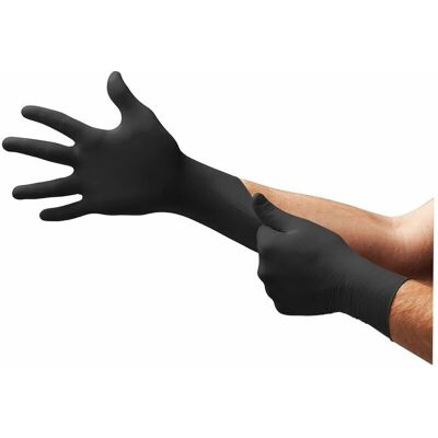 GOTRAYS Microflex 93-852, Disposable Nitrile Gloves, Latex and Powder Free, For Food Contact, Various Uses, Mechanical and Chemical Protection, Single-Use GOTRAYS Microflex 93-852, Disposable Nitrile Gloves, Latex and Powder Free, For Food Contact, Various Uses, Mechanical and Chemical Protection, Single-Use