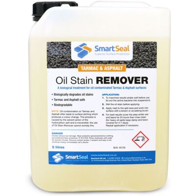 SMARTSEAL Oil Remover (Tarmac & Asphalt) - 5 Litres SMARTSEAL Oil Remover (Tarmac & Asphalt) - 5 Litres