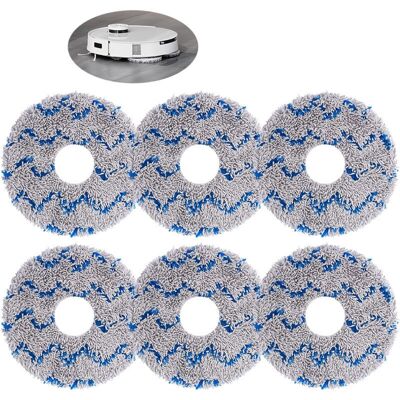 TORMATOR Outer diameter 13.5 cm, inner diameter 3.5 cm, pack of 6 blue replacement cleaning cloths for Ecovacs T20, T20pro, T20max, T20 MAX PLUS, T20 PRO PLUS TORMATOR Outer diameter 13.5 cm, inner diameter 3.5 cm, pack of 6 blue replacement cleaning cloths for Ecovacs T20, T20pro, T20max, T20 MAX PLUS, T20 PRO PLUS