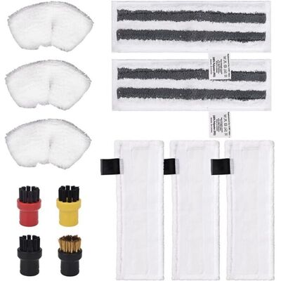 LIIYIELA Pack of 12 microfiber pads compatible with the Karcher Easyfix SC2 SC3 SC4 SC5 vapor cleaner LIIYIELA Pack of 12 microfiber pads compatible with the Karcher Easyfix SC2 SC3 SC4 SC5 vapor cleaner
