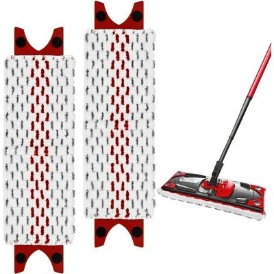TEHTUY Pack of 6 replacement mop heads compatible with Vileda UltraMax UltraMaT microfiber mops. Accessories for fringe mops. TEHTUY Pack of 6 replacement mop heads compatible with Vileda UltraMax UltraMaT microfiber mops. Accessories for fringe mops.