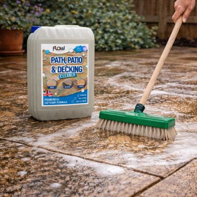 GARDEN MILE Patio Cleaner 10L Outdoor Cleaning Solution for Driveway Decking Path Concrete Stone Algae Dirt Stain Remover GARDEN MILE Patio Cleaner 10L Outdoor Cleaning Solution for Driveway Decking Path Concrete Stone Algae Dirt Stain Remover