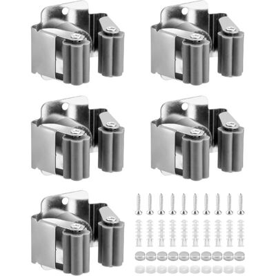 Pieces Wall Mounted Broom Holder, Wall Mounted Tool Holder, Mop Holder, for Bathroom Kitchen Office Closet Garden Garage Pieces Wall Mounted Broom Holder, Wall Mounted Tool Holder, Mop Holder, for Bathroom Kitchen Office Closet Garden Garage