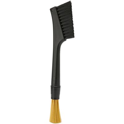 STUNACY Coffee Brush Both Ends Removable Bottom Hanging Hole Design Round Handle Soft Elongated Brush Cleaner For Cafe STUNACY Coffee Brush Both Ends Removable Bottom Hanging Hole Design Round Handle Soft Elongated Brush Cleaner For Cafe