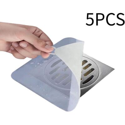SNQ Anti-odor Silicone Drain Stopper, Pack Of 5, Deodorizing Drain Cover, Airtight Seal For Kitchen, Bathroom And Laundry Room, Effective And Reusable SNQ Anti-odor Silicone Drain Stopper, Pack Of 5, Deodorizing Drain Cover, Airtight Seal For Kitchen, Bathroom And Laundry Room, Effective And Reusable