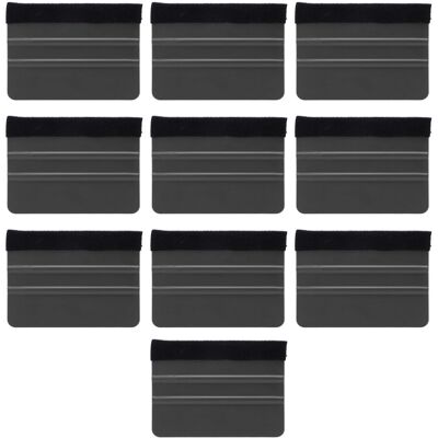 STUNACY 10pcs Car Vinyl Scraper Scratch Resistant Professional Vinyl Felt Squeegee For Vinyl Film Packaging Electronic Repair Black STUNACY 10pcs Car Vinyl Scraper Scratch Resistant Professional Vinyl Felt Squeegee For Vinyl Film Packaging Electronic Repair Black
