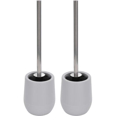 STUNACY 2sets Toilet Bowl Cleaner Brush Lockable Thread Convenient Practical Efficient Safe Reliable Durable Cleaning Toolsgray (2pcs/inner Box) STUNACY 2sets Toilet Bowl Cleaner Brush Lockable Thread Convenient Practical Efficient Safe Reliable Durable Cleaning Toolsgray (2pcs/inner Box)