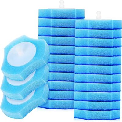 PUNNYB Pieces Disposable Sponge Toilet Brush Refills Easy To PUNNYB Pieces Disposable Sponge Toilet Brush Refills Easy To