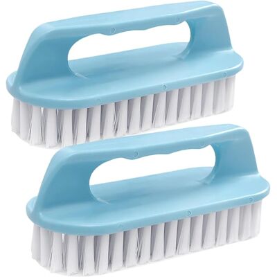 OEM Household All-purpose Scrub Brush Plastic Cleaning Brush With Microfiber Bristle Gap Cleaner Brush For Bathroom, Kitchen, Tile, Laundry, Grout, Carpets & Surfaces (2 Brush) OEM Household All-purpose Scrub Brush Plastic Cleaning Brush With Microfiber Bristle Gap Cleaner Brush For Bathroom, Kitchen, Tile, Laundry, Grout, Carpets & Surfaces (2 Brush)