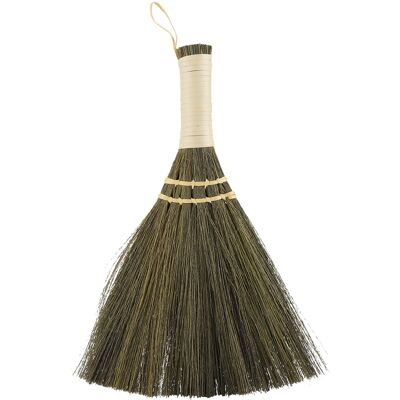 STUNACY Household Manual Straw Braided Small Broom Handmade Dust Floor Cleaning Sweeping Broom Soft Hos STUNACY Household Manual Straw Braided Small Broom Handmade Dust Floor Cleaning Sweeping Broom Soft Hos